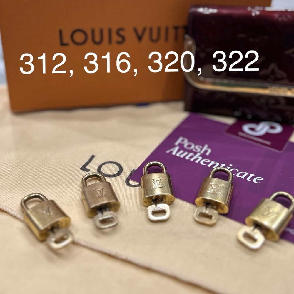 #300 Series Louis Vuitton Authenticated Brass Padlock Sets - Picture 1 of 13